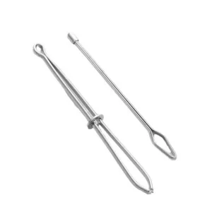 Metal Elastic Band Threaders Tool Drawstring Threader Tweezers For Hoodies Pants