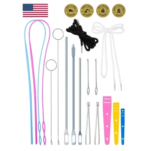 Drawstring Threader Tools & Draw Cords for Drawstring Replacement